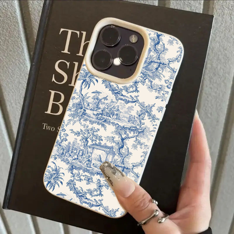 Leatherwork Drawing - Funda de Teléfono con Diseño de
