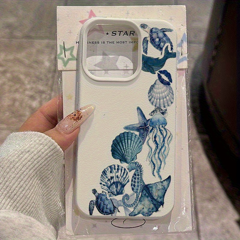 Leatherwork Drawing - Funda de Teléfono con Diseño Floral