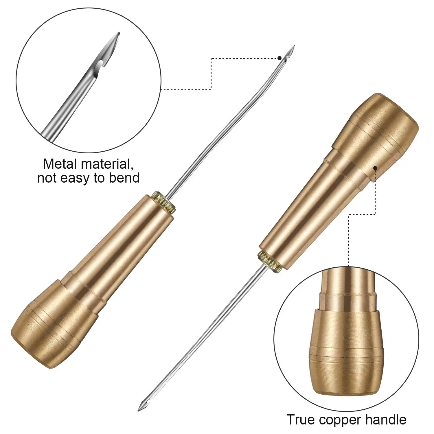 Leatherwork Awl - Kit de Costura de Cuero con
