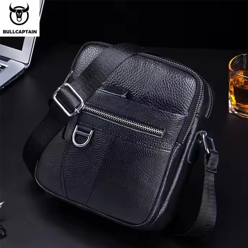 Leatherwork Wallet - BULLCAPTAIN, bandolera de cuero para hombre,