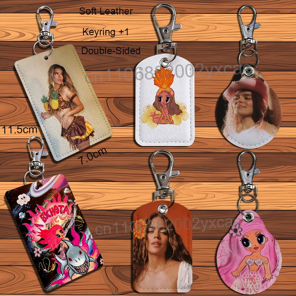 Leatherwork Drawing - Porta llaveros Art Bichota Season Karol