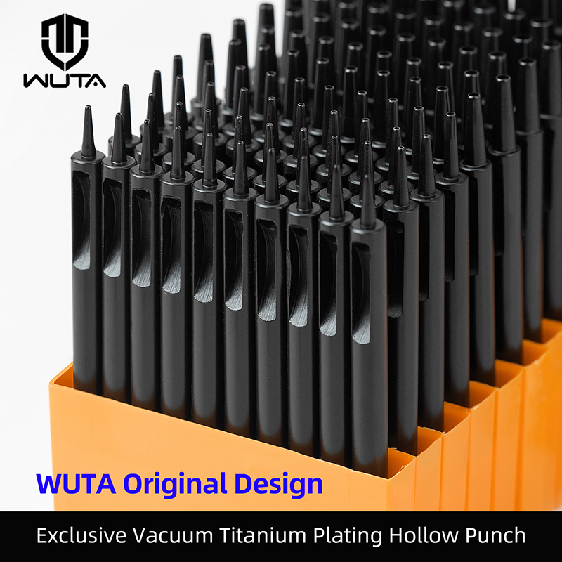 Rivet Setter Tool - WUTA 1-10 piezas Perforadora de cuero