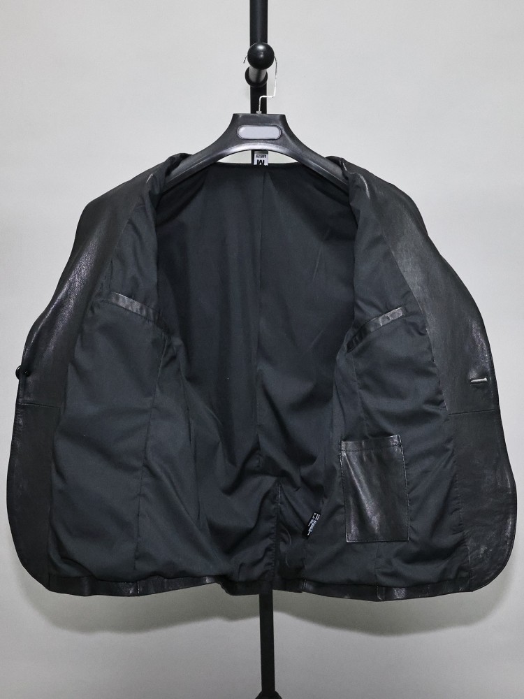 Blazer de Cuero Genuino para H - Leather Work Jacket Mens reseña y precio