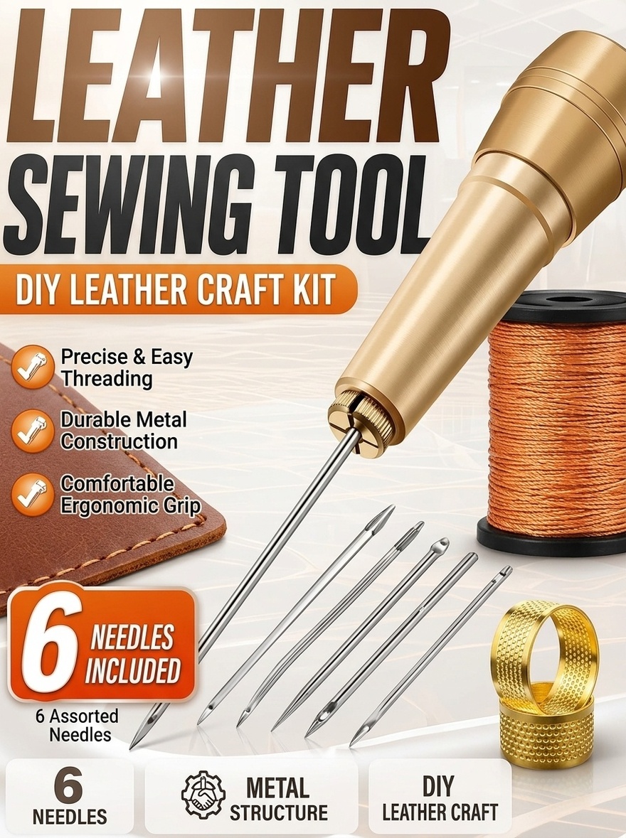 Herramienta de costura de cuer - Leatherwork Awl reseña y precio