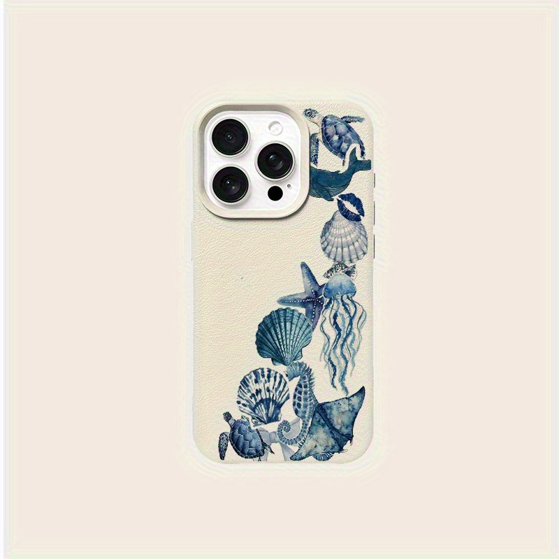 Funda de Teléfono con Diseño F - Leatherwork Drawing reseña y precio