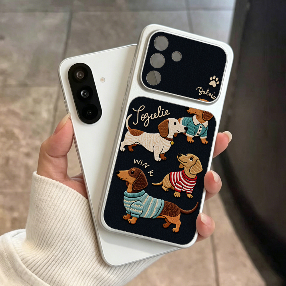 Funda de Teléfono con Diseño d - Leatherwork Drawing reseña y precio