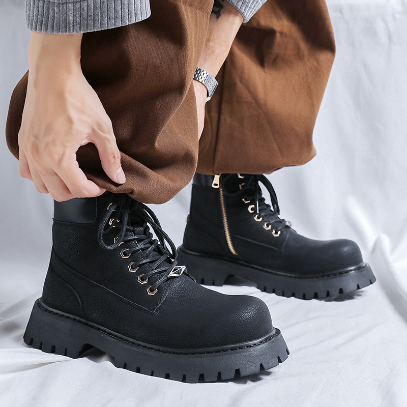 Botas de plataforma para vesti - Leather Work Dress reseña y precio