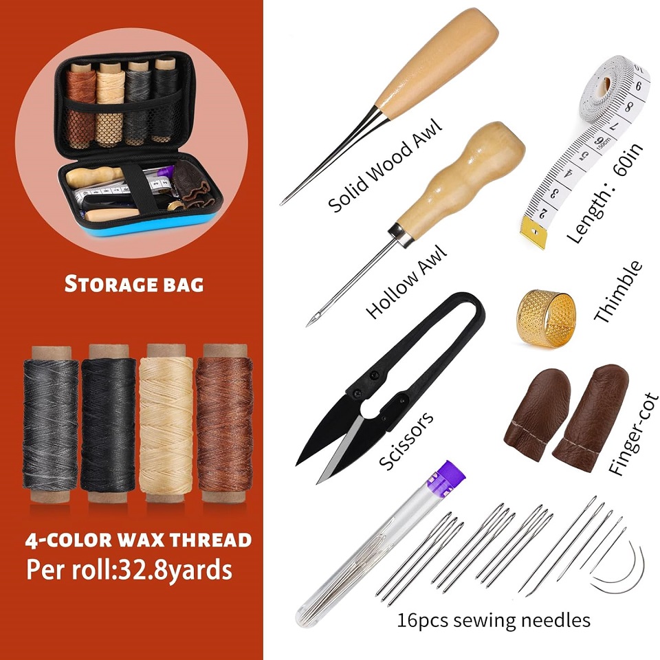 Kit de herramientas de costura - Leatherwork Awl reseña y precio
