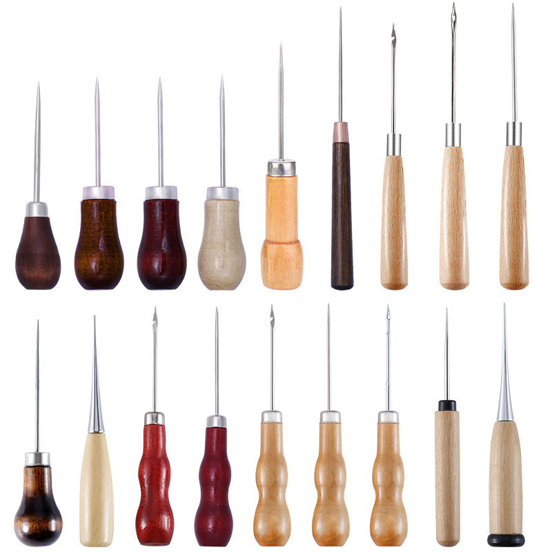 Punzón de cuero con mango de m - Leatherwork Awl reseña y precio