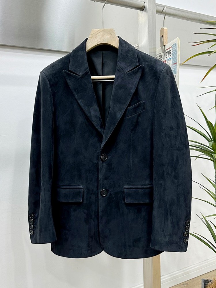 Chaqueta de Traje Elegante de  - Leather Work Jacket Mens reseña y precio