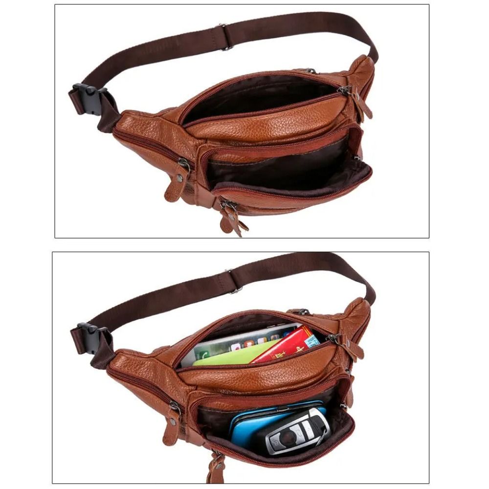 Riñonera de Cuero PU con Cierr - Leatherwork Wallet reseña y precio