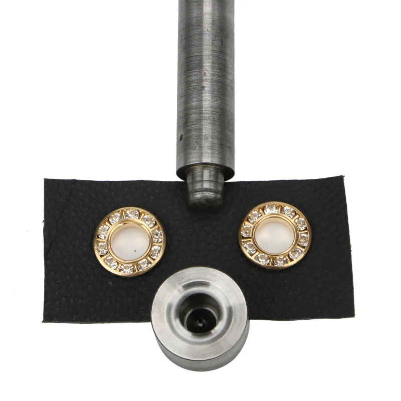 Ojales de diamantes de imitaci - Rivet Setter Tool reseña y precio
