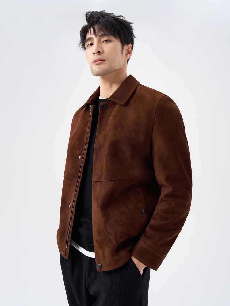 Chaqueta de cuero de ante auté - Leather Work Jacket Mens reseña y precio