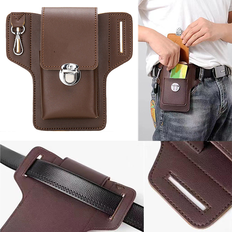 Riñonera de cuero PU multifunc - Leatherwork Wallet reseña y precio