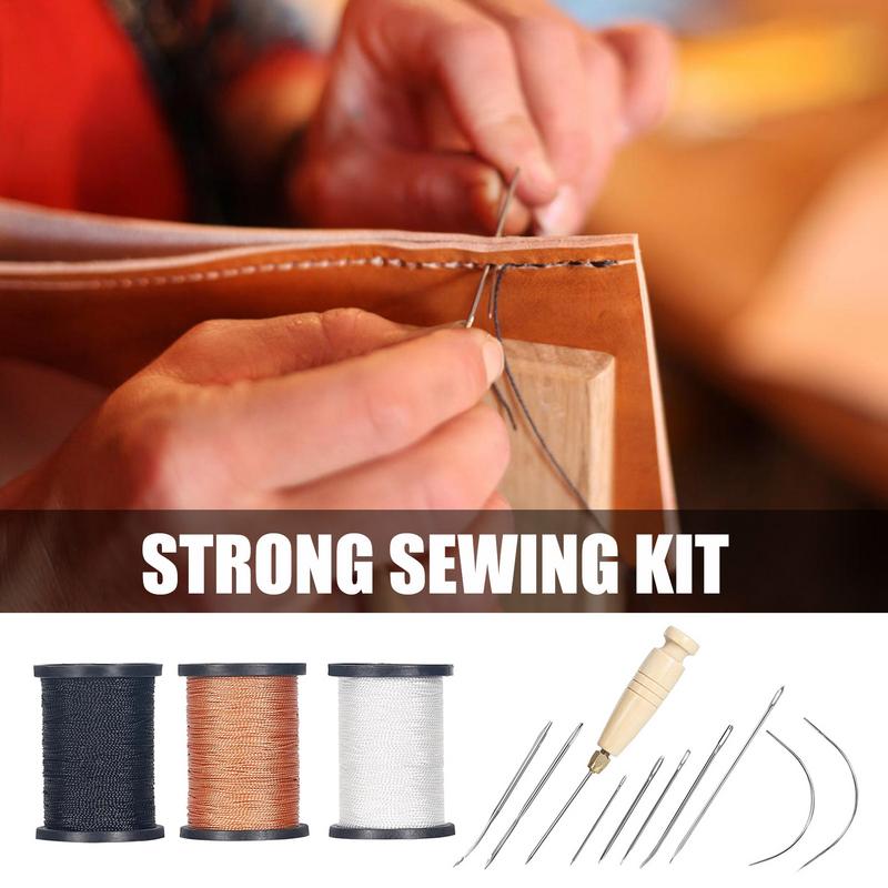 Kit de costura de cuero, Kit d - Leatherwork Awl reseña y precio