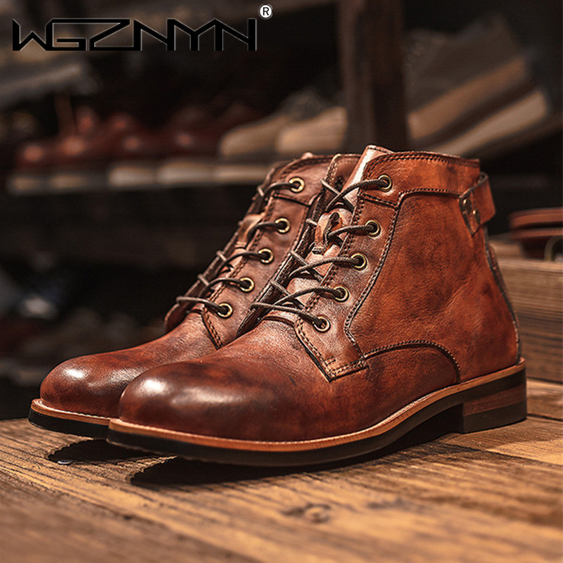 Zapatos de cuero Retro de lujo - Leather Work Dress reseña y precio