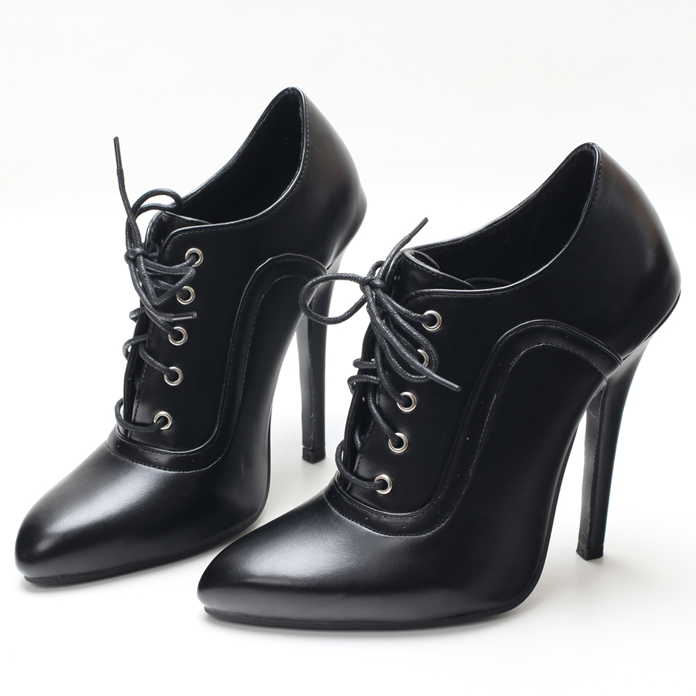 Botas tobilleras desnudas de t - Leather Work Dress reseña y precio