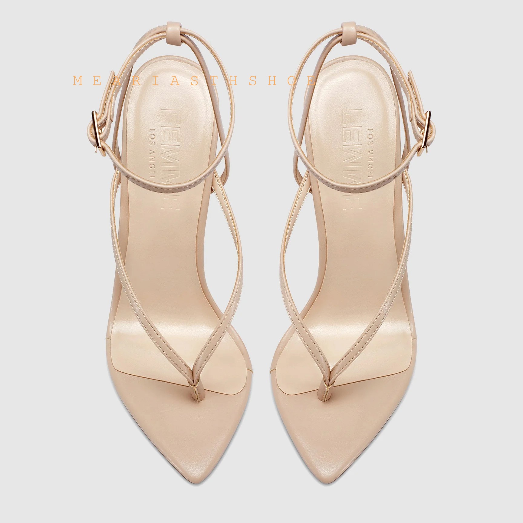 Sandalias Gladiador Beige y Ne - Leather Work Dress reseña y precio