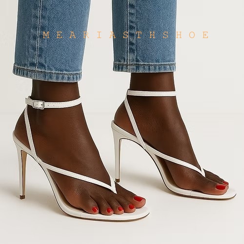 Sandalias Gladiador Beige y Ne - Leather Work Dress reseña y precio