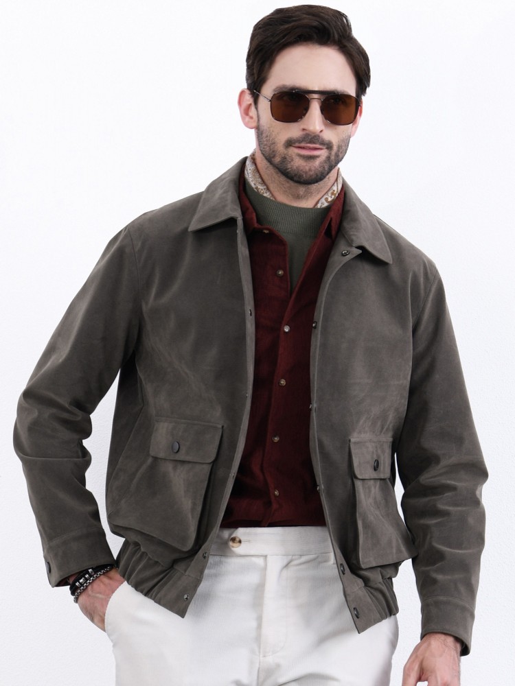 Chaqueta de cuero PU estilo am - Leather Work Jacket Mens reseña y precio