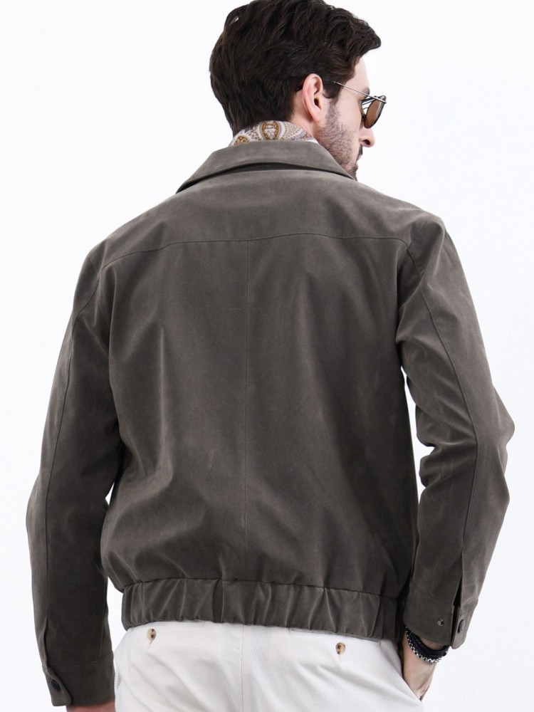Chaqueta de cuero PU estilo am - Leather Work Jacket Mens reseña y precio