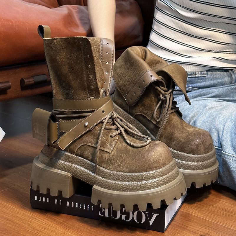 Botas de cuero de gamuza estil - Youtube Leatherwork reseña y precio