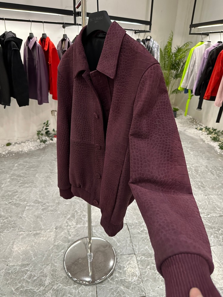 Chaqueta de piel de oveja con  - Leather Work Jacket Mens reseña y precio