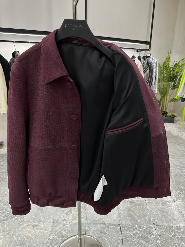 Chaqueta de piel de oveja con  - Leather Work Jacket Mens reseña y precio